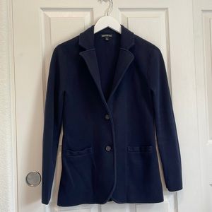 J. Crew Navy Sweater Blazer